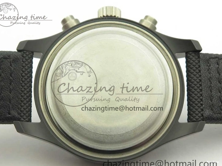 MIROTIME 0401 Modern PILOT IW389001 ZF 1:1 Best Edition Ceramic Case Black Dial on Nylon Strap A7750 (Same Function As Genuine) 7158